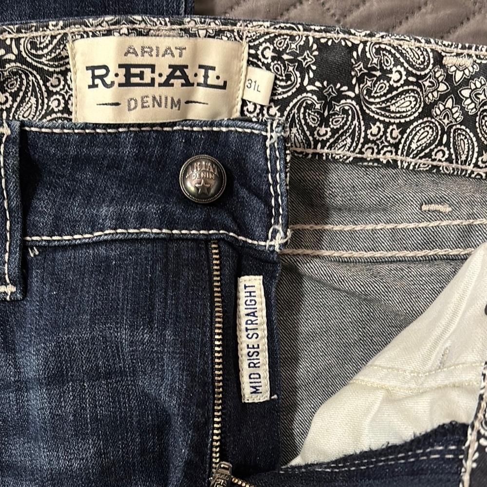 Ariat Womens Blue Jeans - Picture 5 of 6